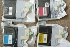 Image of Brother LC1100 GENUINE Ink Cartridges - Black Cyan Magenta Yellow! LC-1100 BCMY
