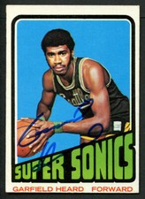 Garfield Heard #98 signed autograph auto 1972-73 Topps Basketball Trading Card