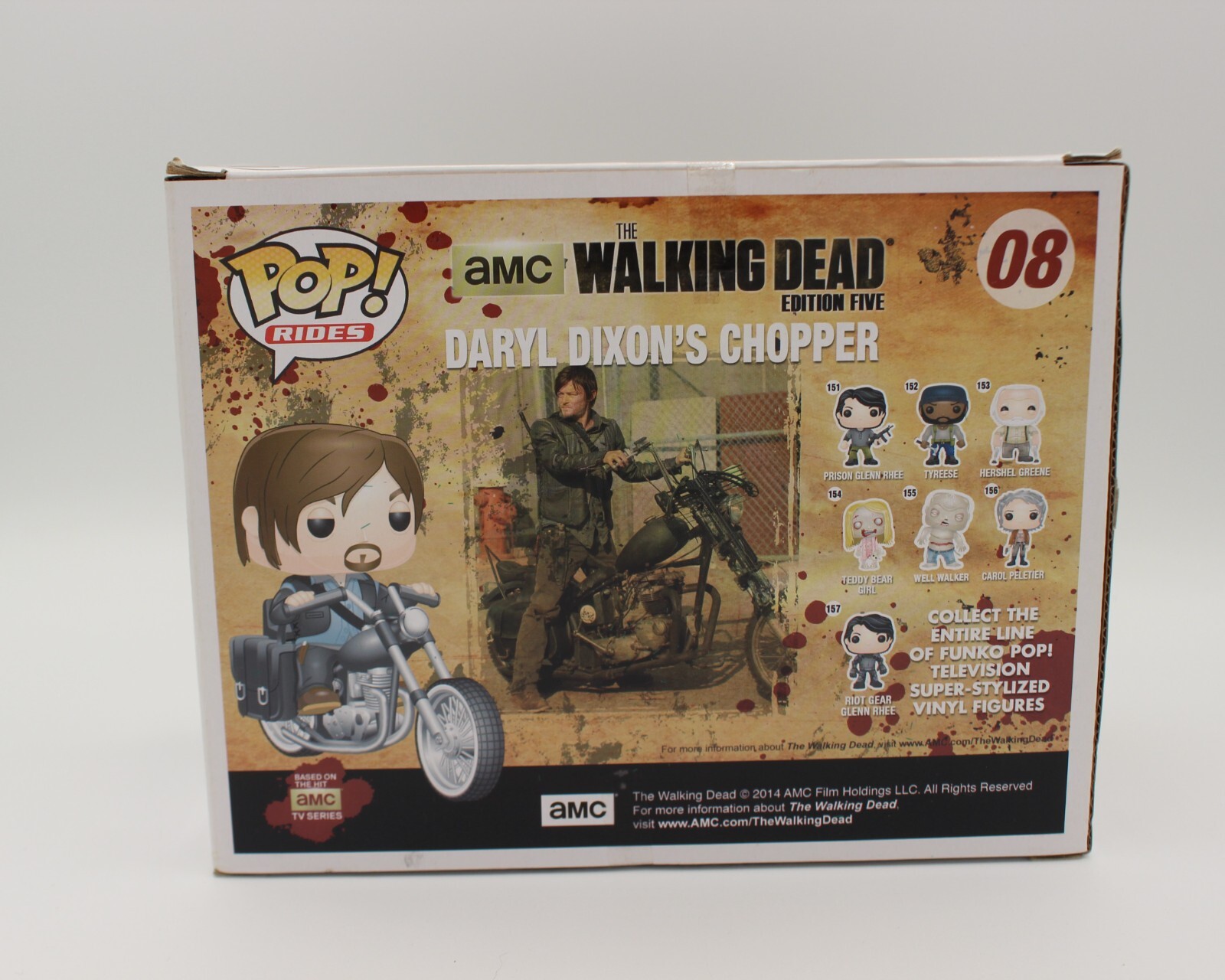NEW FUNKO POP RIDES DARYL DIXON'S CHOPPER #8 THE WALKING DEAD  UNOPENED