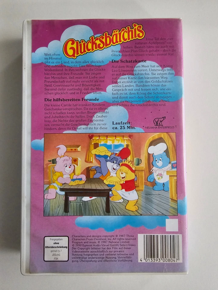 Glücksbärchis | Die Schatzkarte | VHS | Nelvana Enterprises - Bild 2 von 4