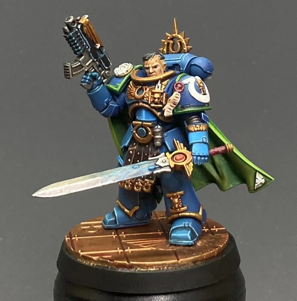ウォーハンマー CAPTAIN URIEL VENTRIS Warhammer 40K Captain Uriel Ventris Ultramarines HQ Hero Fully