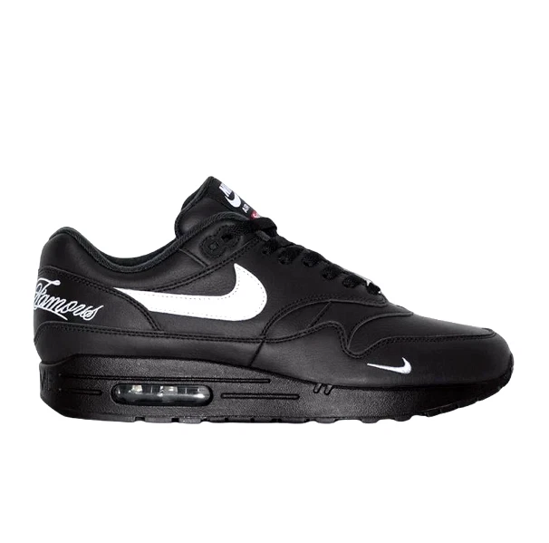 Nike x Supreme Air Max 1 '87 noir blanc 25SS HF8813 001
