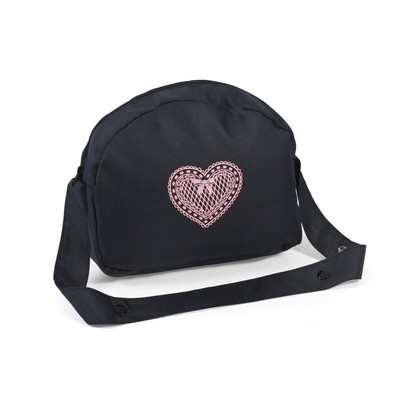 Bayer Chic 2000 Puppen Wickeltasche Melange grau-navy NEU