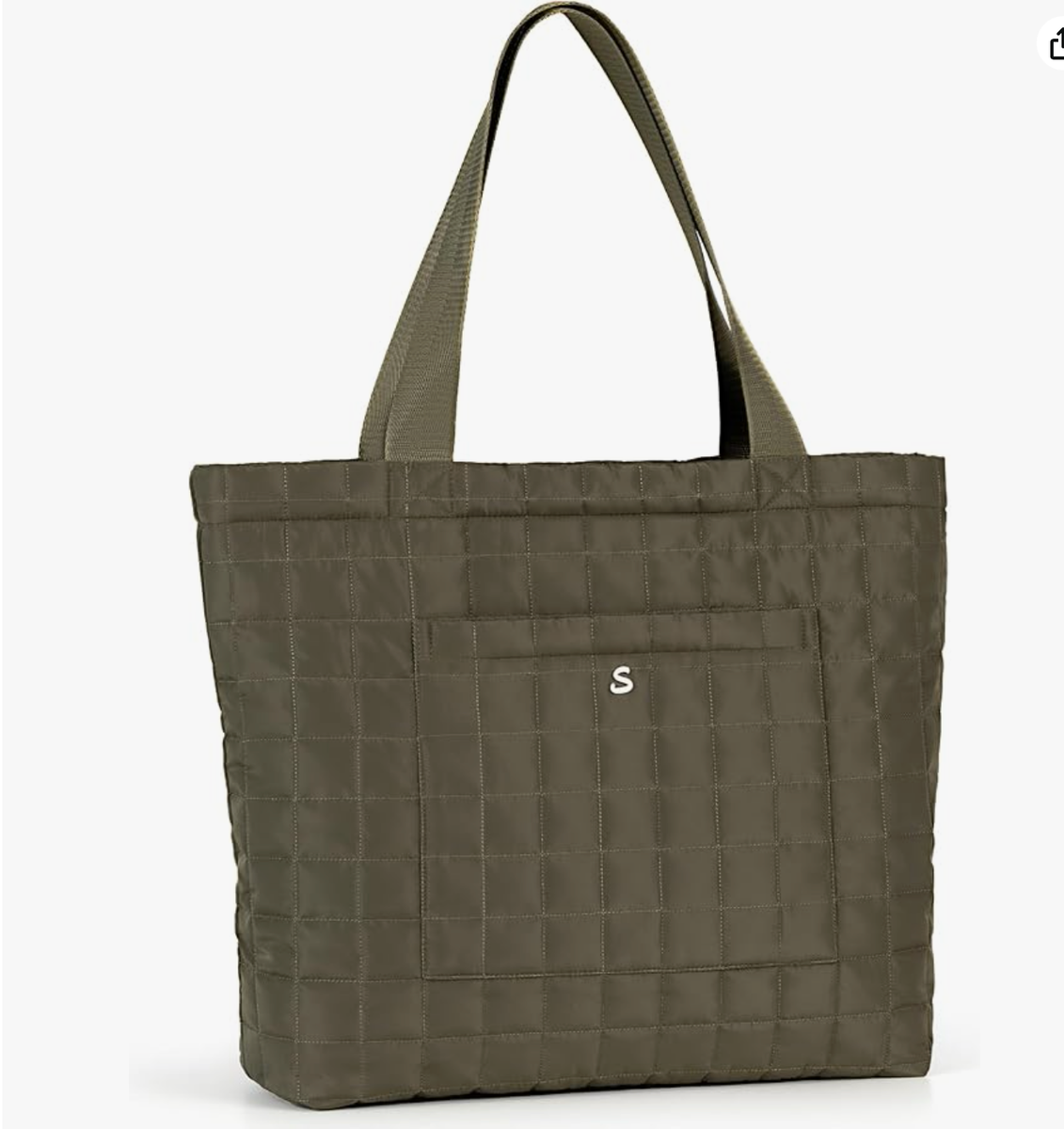 best travel tote bag with zipper CTWWFS Large for Women Zipper, Nylon Lightweight Work Tote with 15.6