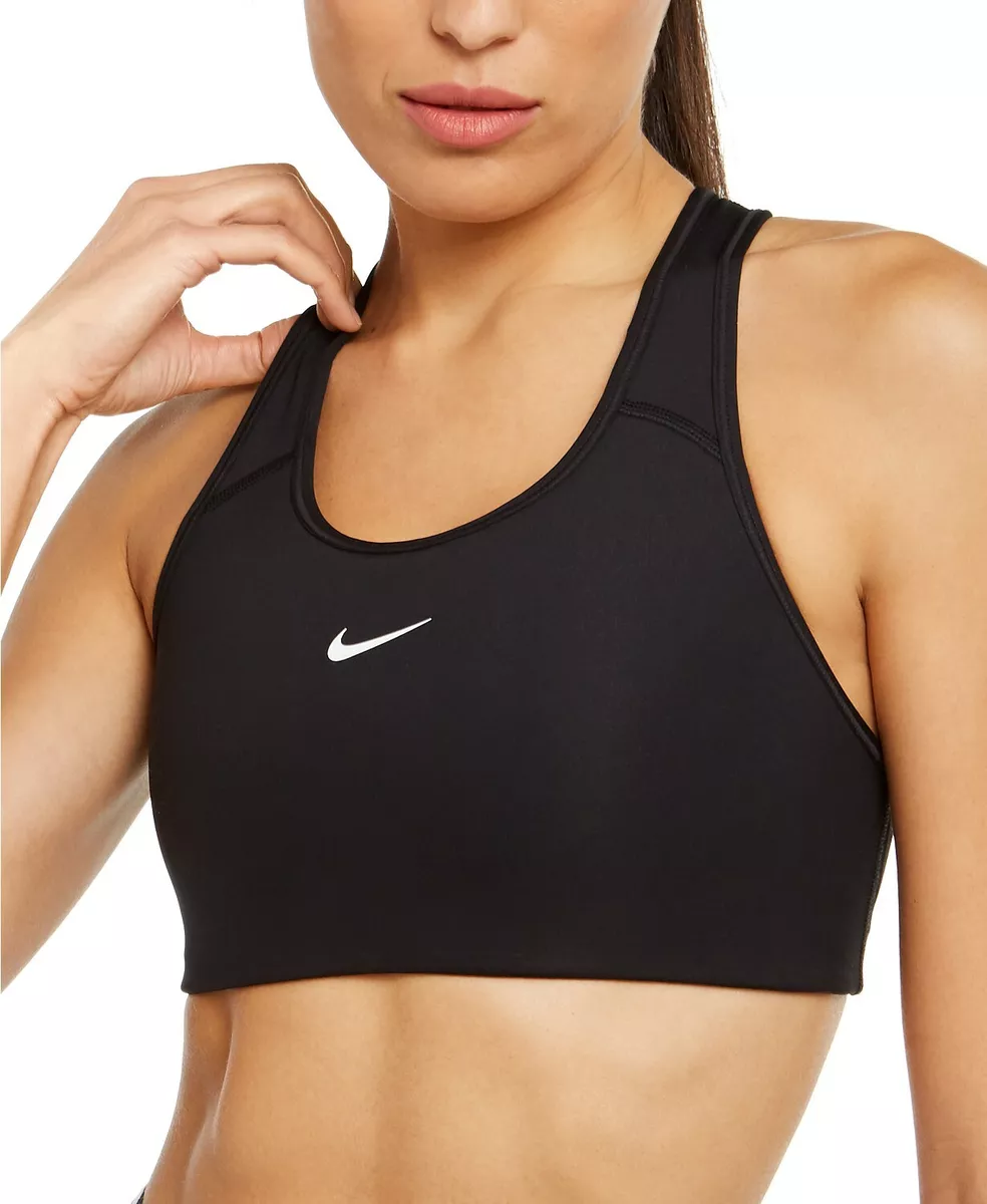 Nike Victory Black Padded Medium-Impact Sports Bra (AH8645-010