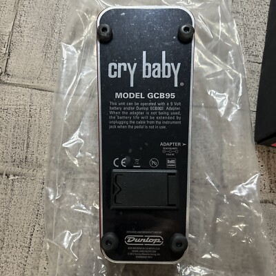 Dunlop Crybaby Red 95 Wah Pedal Limited Edition | eBay