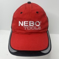Nebo Tools Red Gray Black Adjustable Cap Hat Embroidered