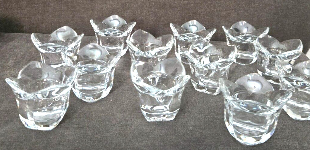 3" X 3"  Candle Holders & Candles  12pc