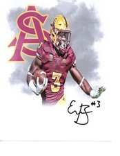 Eno Benjamin signed autographed 8x10 football photo Arizona State Sun Devils J