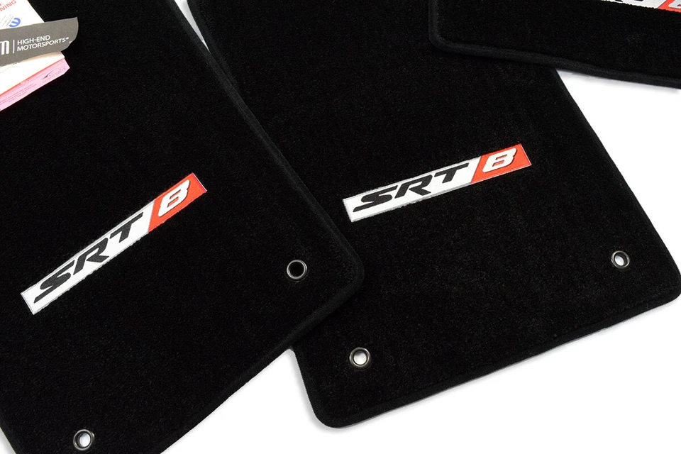 Alfombrillas Jeep Grand Cherokee SRT8 2006-2010 4 logotipos SRT8 32 oz 2 capas - RHD AU Foto 4 de 4
