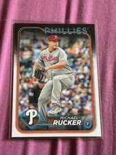 1224-19 2024 Topps Update Michael Rucker Philadelphia Phillies