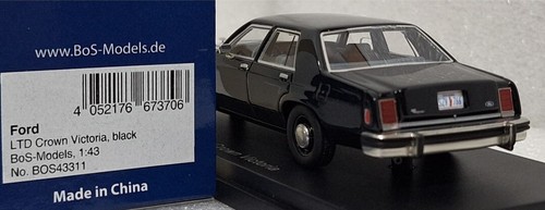 WOW Ford USA LTD Crown Victoria 1986 Black 1:43 BoS 44525 BOS43311 RARITY!!! - Picture 10 of 18