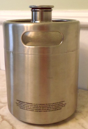 Metal Keg Liquor Beer Decanter / Flask - Great Lakes Brewing Co. 7.5" tall - Picture 5 of 7