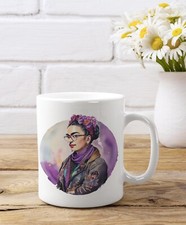 TAZA FRIDA KAHLO - Diseño exclusivo. Cerámica, apta para microondas lavavajillas