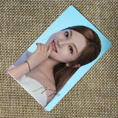 AESPA NINGNING [ MEDIHEAL ] Official Photocard, Signature