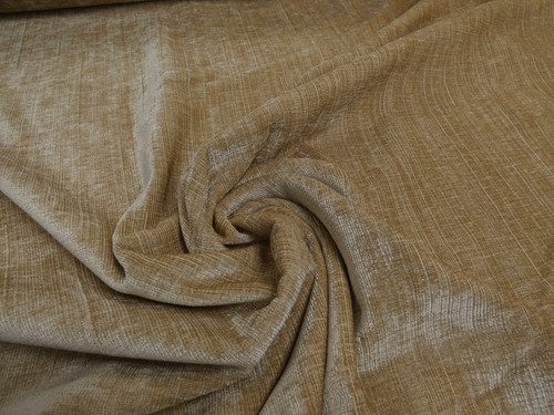 14,5 metros de tela de tapicería de chenilla semi-lisa BEIGE CREMA (Teagan Beige) - Imagen 2 de 4