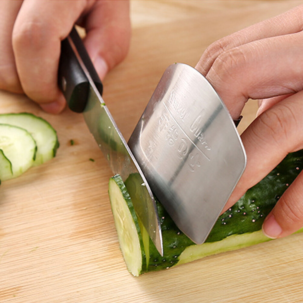 Finger Hand Protector Guard Knife Slice Shield Kitchen Tool Stainless Steel