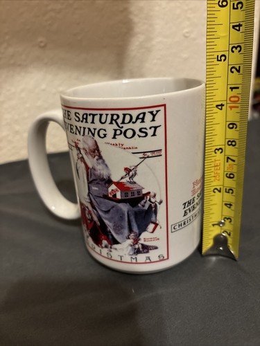 Sherwood Norman Rockwell Santa’s Helper Kaffeebecher Tasse Samstag Abend Post - Bild 8 von 8