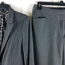 Express Womens Size 12 Gray Textured 1 Button...
