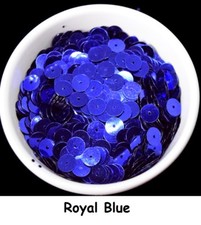 48 COLOURS - 600 Round 5MM Loose Sequins Flat Sewing Crafts Trim Costume 1307