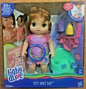 baby alive potty dance red hair