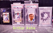 Tennis Legends Arthur Ashe Ruiz Romero Rookie Card Collection PSA 