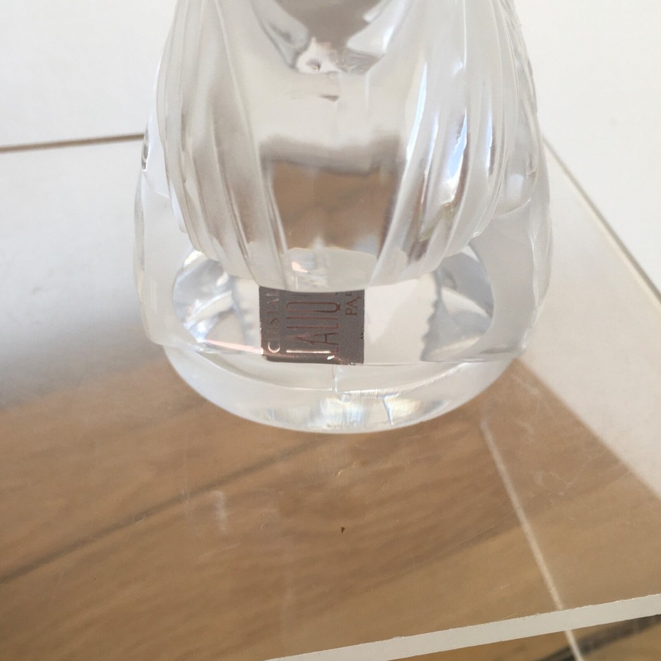 Vintage France Lalique Crystal Cockerel “Coq Nain” Car Mascot Glass