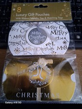Xmas Luxuray Gift Pouches Pack of 8 