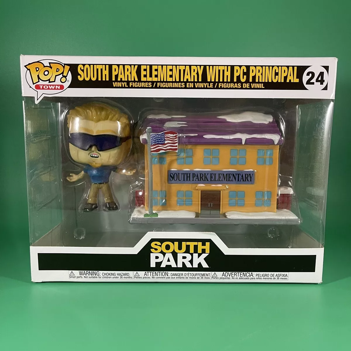 Funko Pop! Vinyl Figure Town: South Park Elementary with PC Principal 