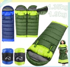 Ultralight Outdoor Envelope Sleeping Bag Waterproof Adult Camping Hiking Tent US