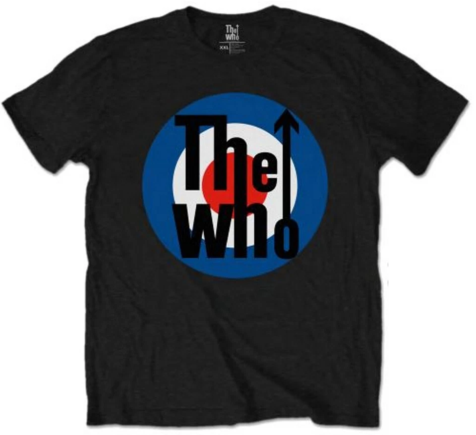 The Who 'Target Logo' (Negro) Camiseta - ¡NUEVO Y OFICIAL! - Imagen 1 de 1