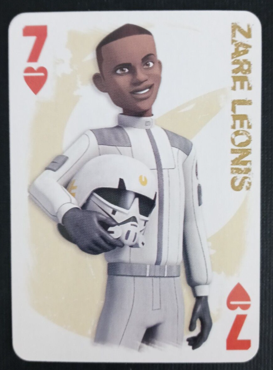 RRR カードダス アニコレ Disney Star Wars Rebels Playing Card Zare Leonis 7 Hearts | eBay