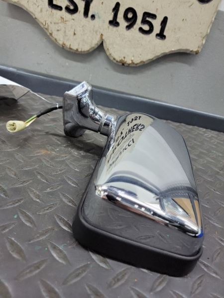 1982 ROLLS ROYCE SILVER SPUR DRIVER SIDE VIEW MIRROR: CHROME 