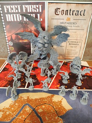 DM-Stash Komplettset ''Feet First Into Hell''  | Lvl 7 8 | Figuren + D&D Abenteuer