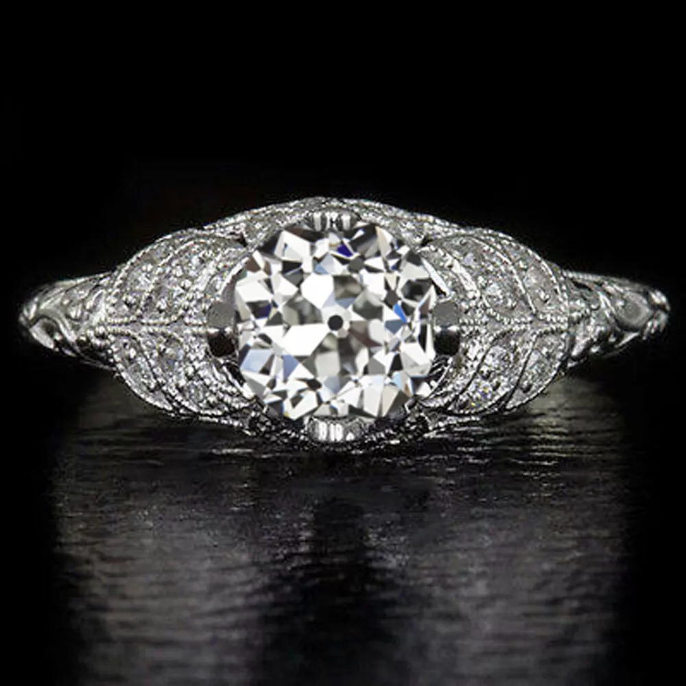 Old european cut diamond 1 best sale carat