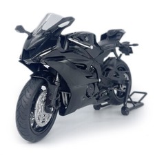 1/12 Yamaha YZF-R6 Motorcycle Model Toy Diecast Toy Vehicle for Kids Boys Black