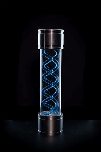 ELACE Fiala Virus T Da Collezione - Replica In Vetro Per Cosplay Resident Evil - Con Inserto 3D E Liquido (versione C), H 85mm, Fan Art - 2