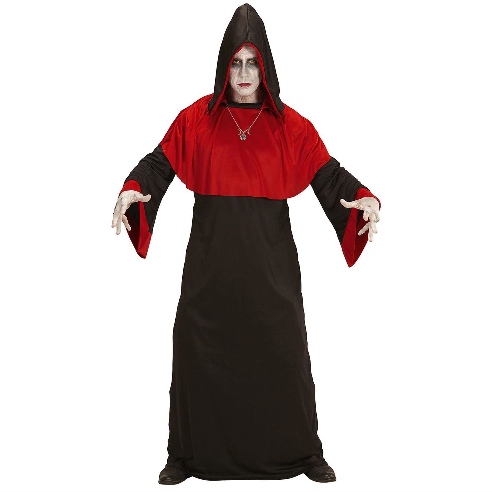 WIDMANN 07244 COSTUME DOOMSDAY XL DEMON TUNICA CON CAPPUCCIO ECONOMICO #072E