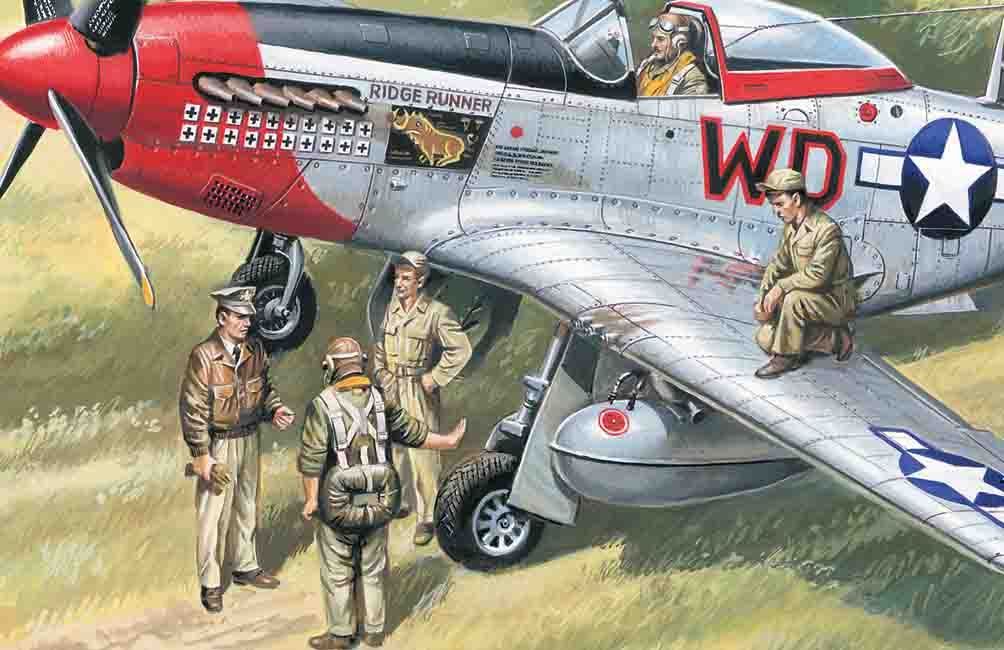 ICM 48083 - 1:48 USAAF Pilots And Ground Personnel - New