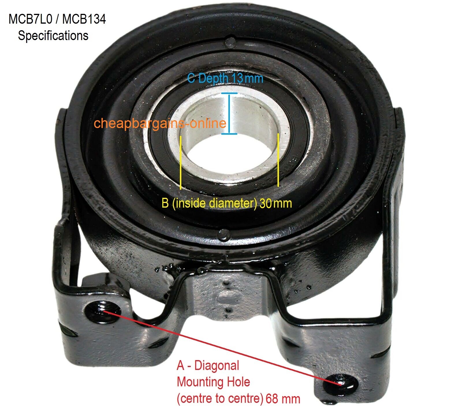 DRIVE SHAFT CENTRE BEARING VW Touareg 2003 2011 TAIL SHAFT OEM