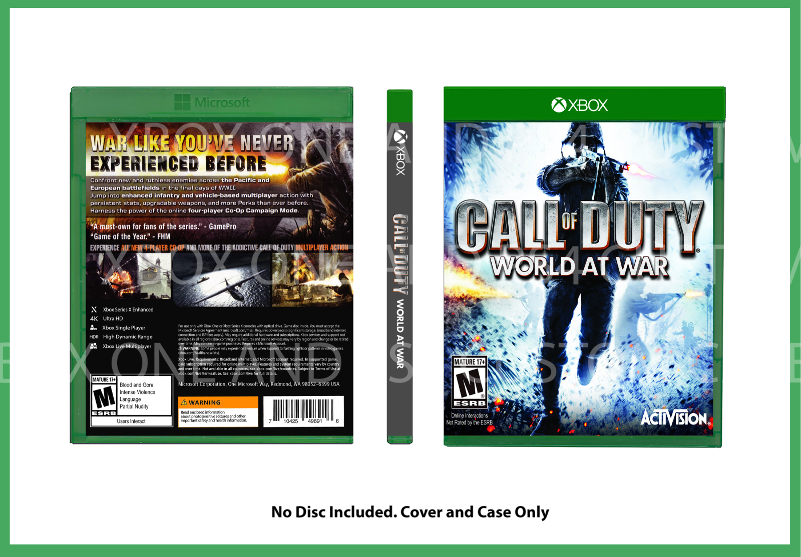 Jogo Call Of Duty World at War Xbox 360 - Usado - Console Games