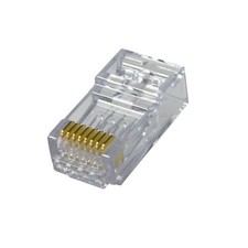 Platinum Tool RJ45 Pass Through Connectors 100046C CAT5E CAT6 Cat6A qty 10