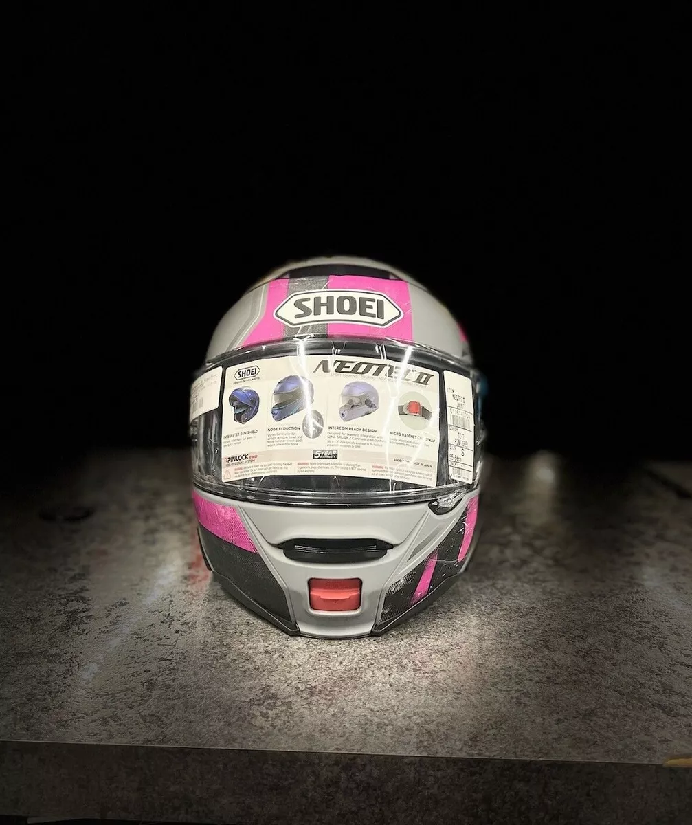 Shoei helmet store pink