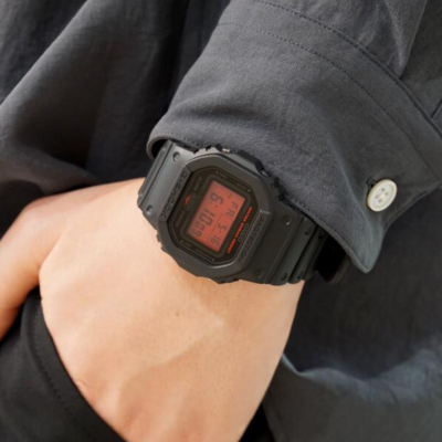 CASIO G-SHOCK DW-5600BBR-1JF BLACK BOLD RED Square 2025 New | eBay