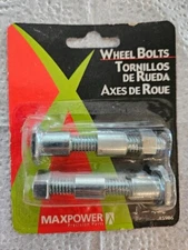 Maxpower Lawnmower Wheel Bolts and Nuts #5986 Fits 1/2" Wheel Bore 