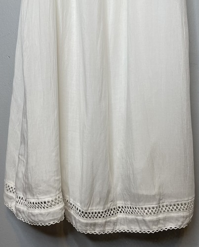 Aritzia Wilfred Emmie Schulterfreies Kleid Small Weiß Boho Braut Sommerkleid - Bild 5 von 9