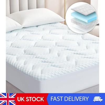 Memory Foam Matratzenauflage Einzelbett, Gel Matratzenauflage mit extra tiefer Tasche,