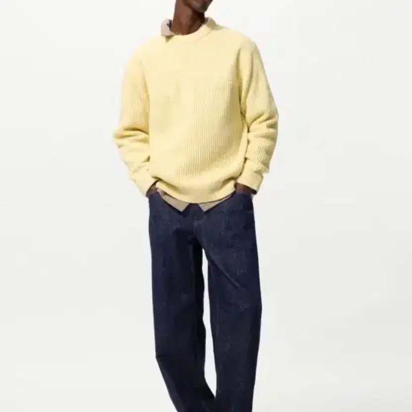 Uniqlo JW Anderson Straight Jeans - Dark Wash, Pre-Owned