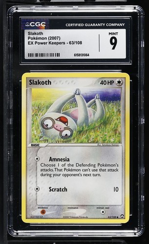 Slakoth graded CGC 9 for sale on eBay