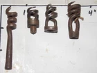 4 CIVIL WAR MUSKET BULLET WORM / WIPERS